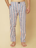 Urban Scottish Men Striped Lightweight Digital Print Pyjama