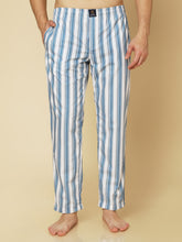 Urban Scottish Men Striped Lightweight Digital Print Pyjama