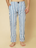 Urban Scottish Men Striped Lightweight Digital Print Pyjama