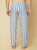 Urban Scottish Men Striped Lightweight Digital Print Pyjama