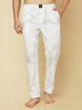 Urban Scottish Men Striped Lightweight Digital Print Pyjama