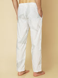 Urban Scottish Men Striped Lightweight Digital Print Pyjama