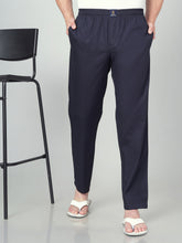 Men's Cotton Black Pyjama Regular Fit with Side Pockets