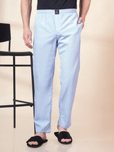 Men's Cotton Blue Pyjama Regular Fit with Side Pockets