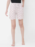 Women's Multicolor, 100% Cotton, Printed, Regular Fit, Inner Elastic, Mid-Rise, Lounge Shorts - Pack Of 2