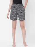Women's Multicolor, 100% Cotton, Printed, Regular Fit, Inner Elastic, Mid-Rise, Lounge Shorts - Pack Of 2