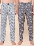Men's Lounge Pants - 2-Pack, 100% Cotton, Side Pockets