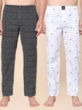 Men's Lounge Pants - 2-Pack, 100% Cotton, Side Pockets