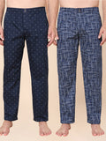 Men's Lounge Pants - 2-Pack, 100% Cotton, Side Pockets