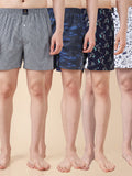 Men Pack Of 4 Printed Pure Cotton Boxers