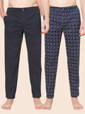 Men's Lounge Pants - 2-Pack, 100% Cotton, Side Pockets