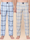 Men's Lounge Pants - 2-Pack, 100% Cotton, Side Pockets