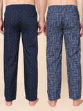Men's Lounge Pants - 2-Pack, 100% Cotton, Side Pockets