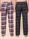 Men's Lounge Pants - 2-Pack, 100% Cotton, Side Pockets