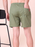 Green Men's Cotton Printed Boxer