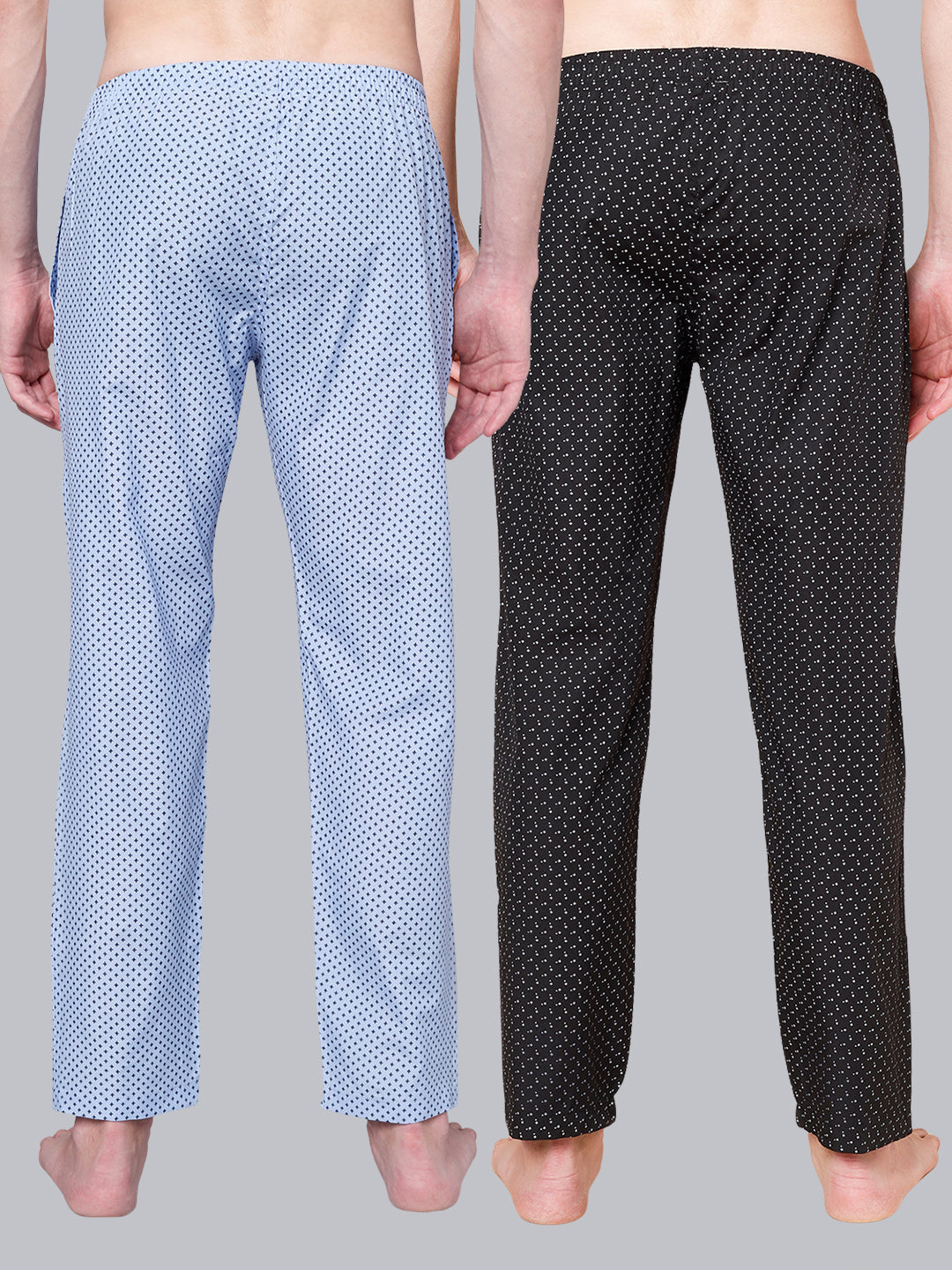 Men's Lounge Pants - 2-Pack, 100% Cotton, Side Pockets