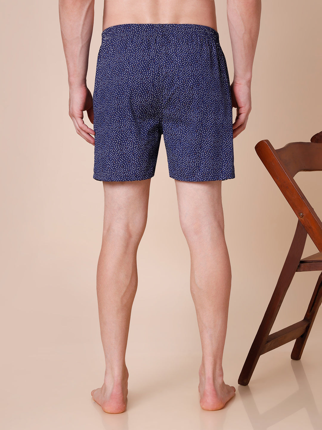 Men's Multicolor, 100% Cotton, printed, Regular Fit,  Inner Elastic, Mid-Rise, Boxers- Pack of 3