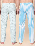 Men's Lounge Pants - 2-Pack, 100% Cotton, Side Pockets