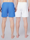 Men’s 100% Cotton Solid Boxers Shorts With Side Pockets (Pack of 2)