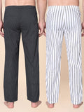 Men's Lounge Pants - 2-Pack, 100% Cotton, Side Pockets
