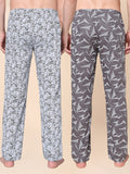 Men's Lounge Pants - 2-Pack, 100% Cotton, Side Pockets