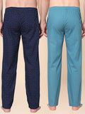 Men's Lounge Pants - 2-Pack, 100% Cotton, Side Pockets