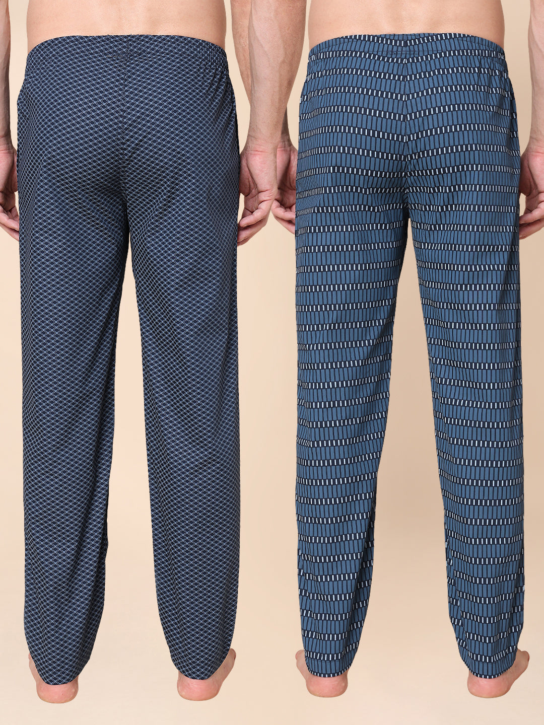 Men's Lounge Pants - 2-Pack, 100% Cotton, Side Pockets