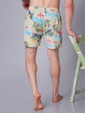Men's Multicolor, 100% Cotton, printed, Regular Fit,  Inner Elastic, Mid-Rise, Boxers- Pack of 3