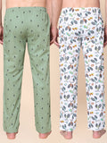Men's Lounge Pants - 2-Pack, 100% Cotton, Side Pockets