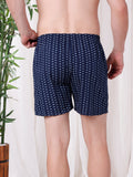 Men's Multicolor, 100% Cotton, printed, Regular Fit,  Inner Elastic, Mid-Rise, Boxers- Pack of 3