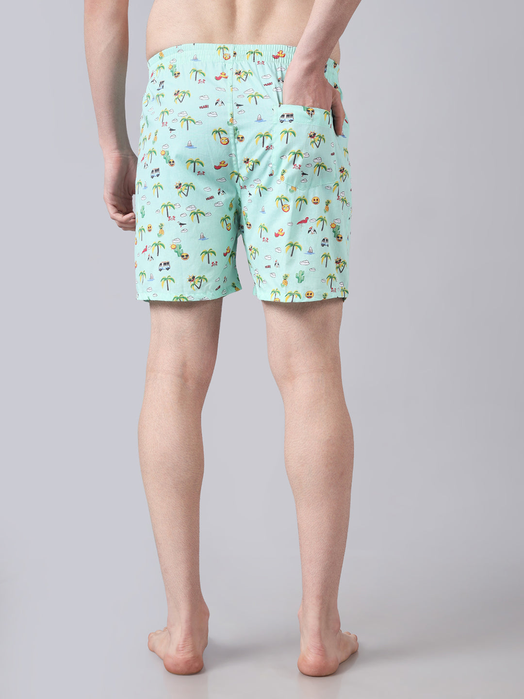 Men Pack Of 4 Printed Pure Cotton Boxers