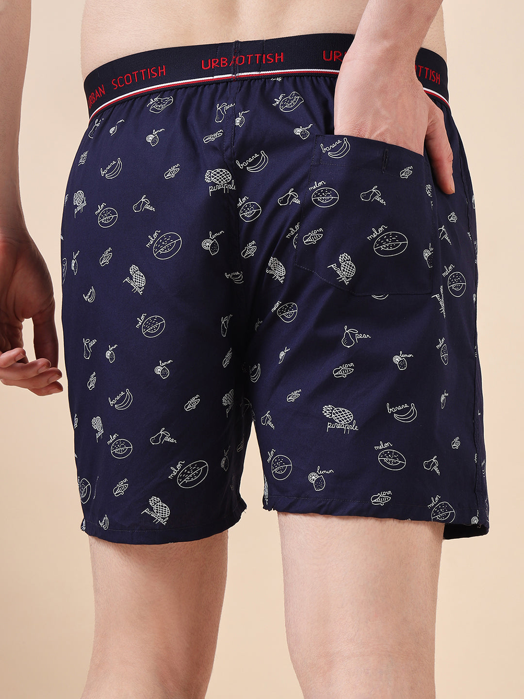 Men Pack Of 4 Printed Pure Cotton Boxers