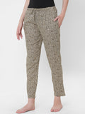 Women's Animal Print, Multicolor, Viscose, Regular Fit, Elasticated, Waistband, Pyjama  With Side Pockets