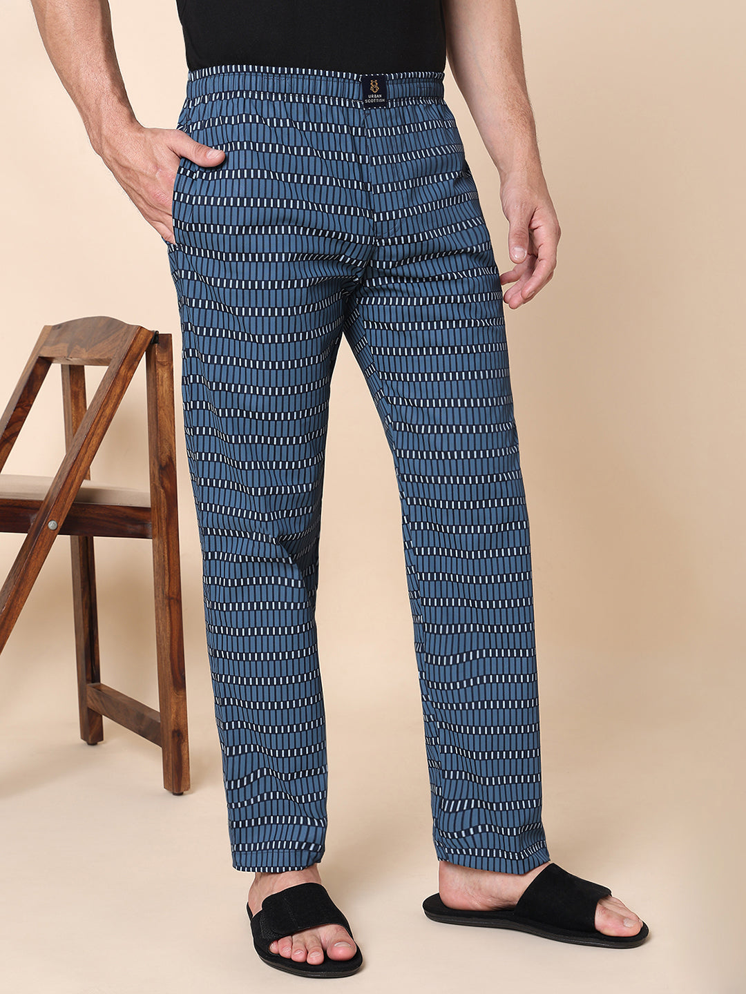 Men's Lounge Pants - 2-Pack, 100% Cotton, Side Pockets