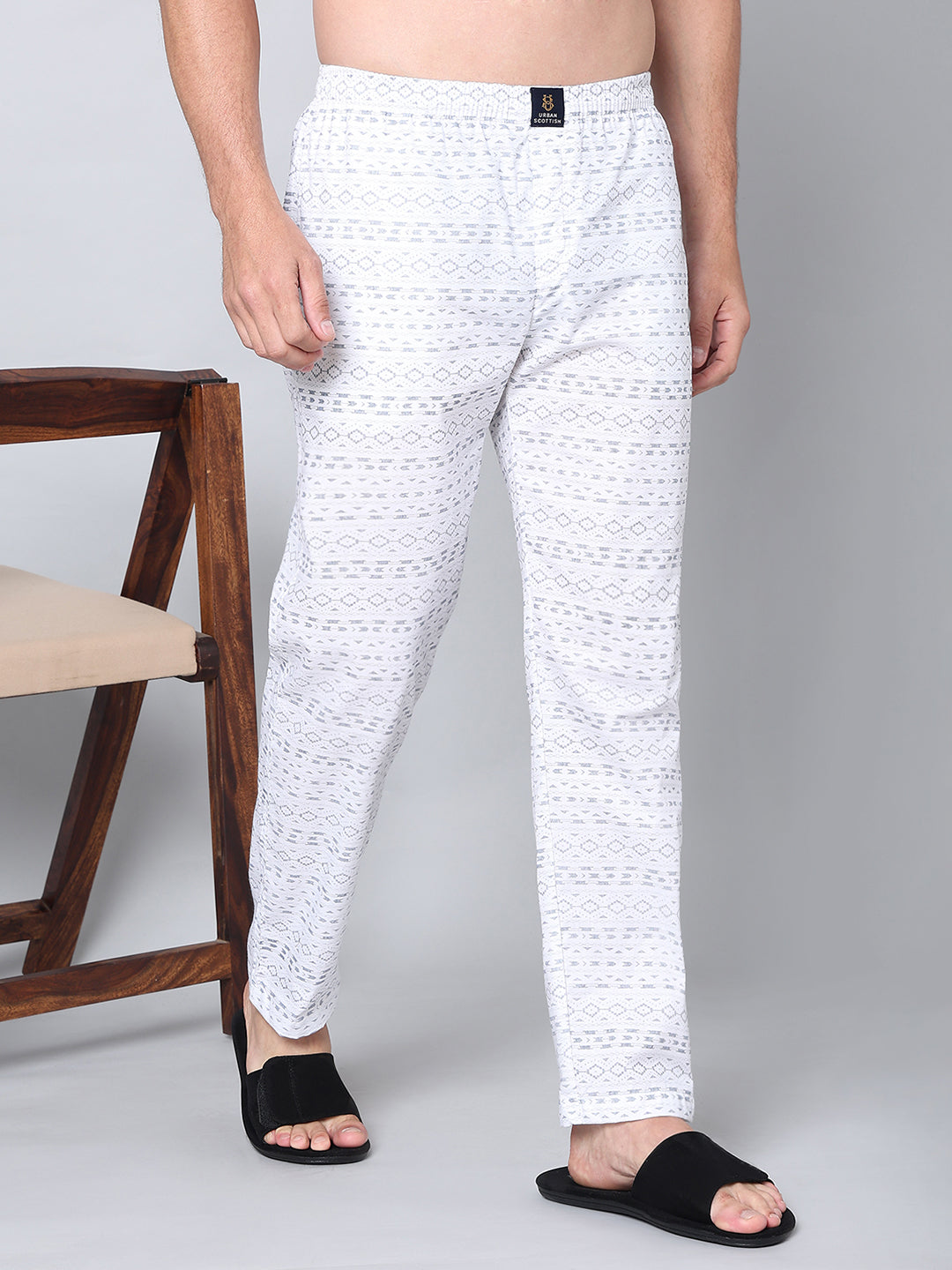 Men's Lounge Pants - 2-Pack, 100% Cotton, Side Pockets