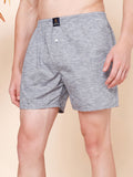Men’s 100% Cotton Printed Boxers Shorts With Side Pockets (Pack of 2)