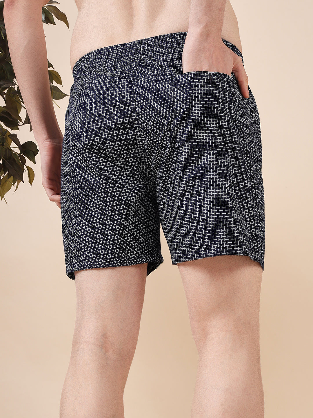 Men Pack Of 4 Printed Pure Cotton Boxers