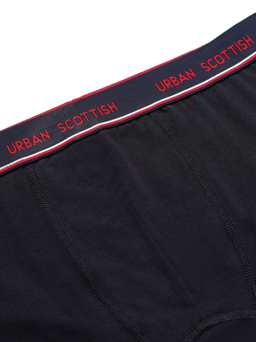 Men's Solid Cotton Stretch Trunks (Pack of 3)