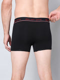 Men's Solid Cotton Stretch Trunks (Pack of 2)