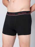 Men's Solid Cotton Stretch Trunks (Pack of 4)