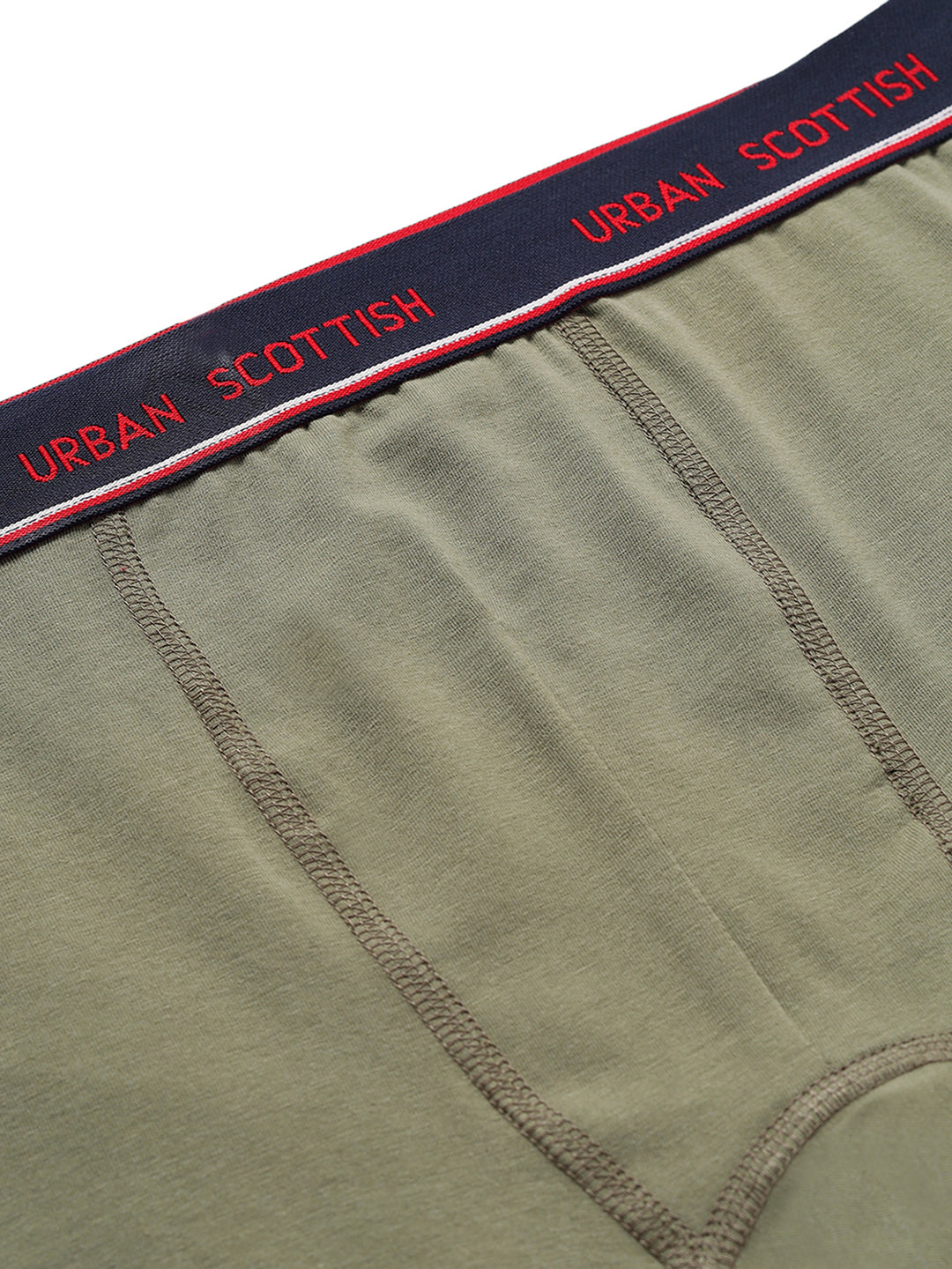 Men's Solid Cotton Stretch Trunks (Pack of 5)