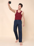 Men's Lounge Pants - 2-Pack, 100% Cotton, Side Pockets