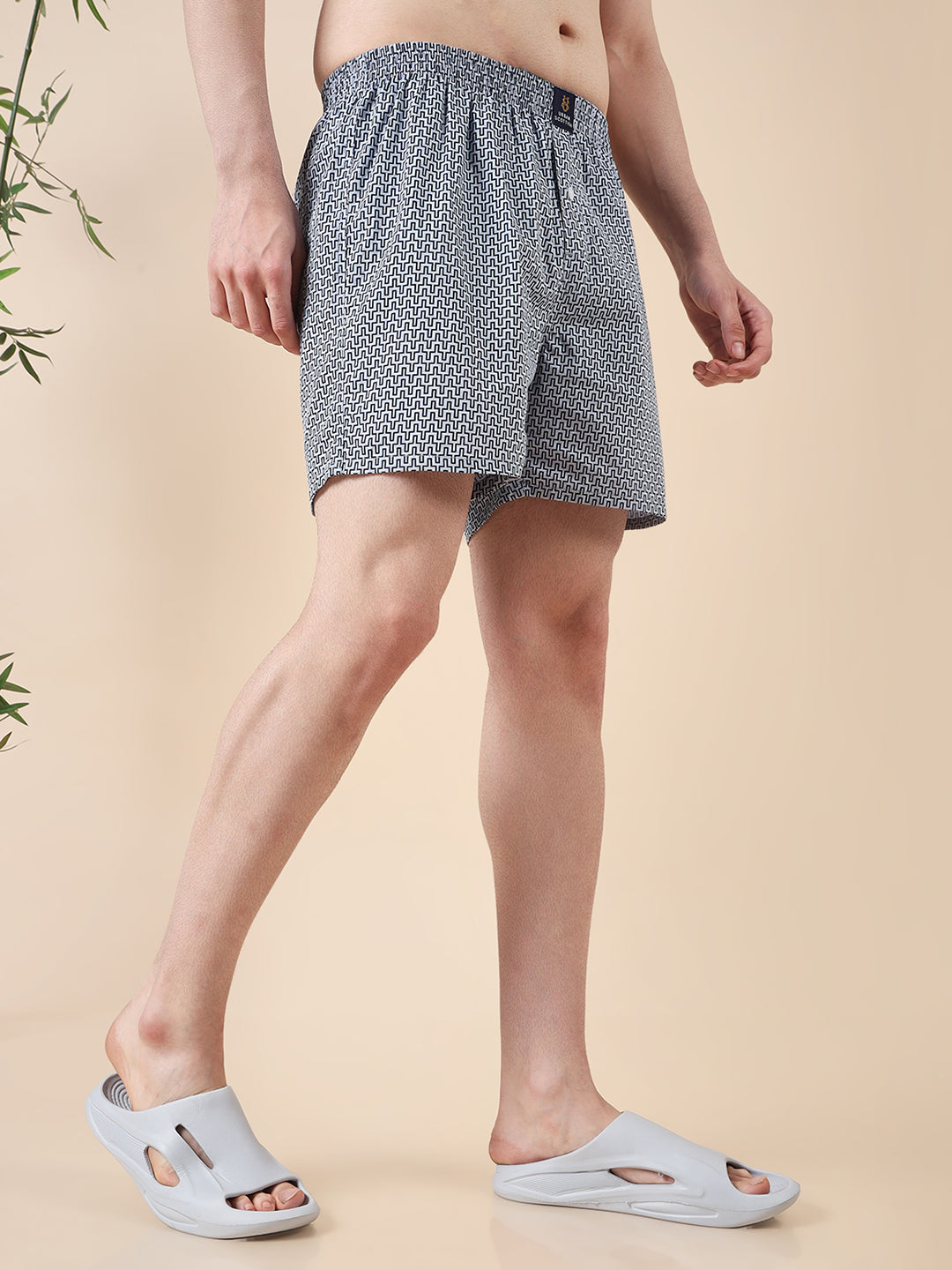 Men Pack Of 4 Printed Pure Cotton Boxers