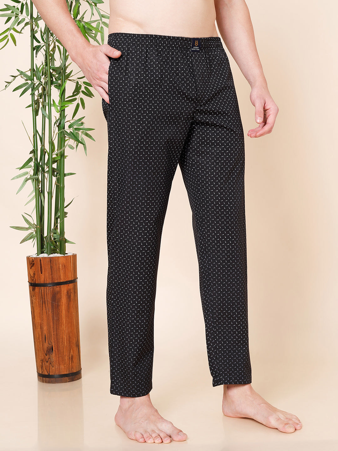 Men's Lounge Pants - 2-Pack, 100% Cotton, Side Pockets