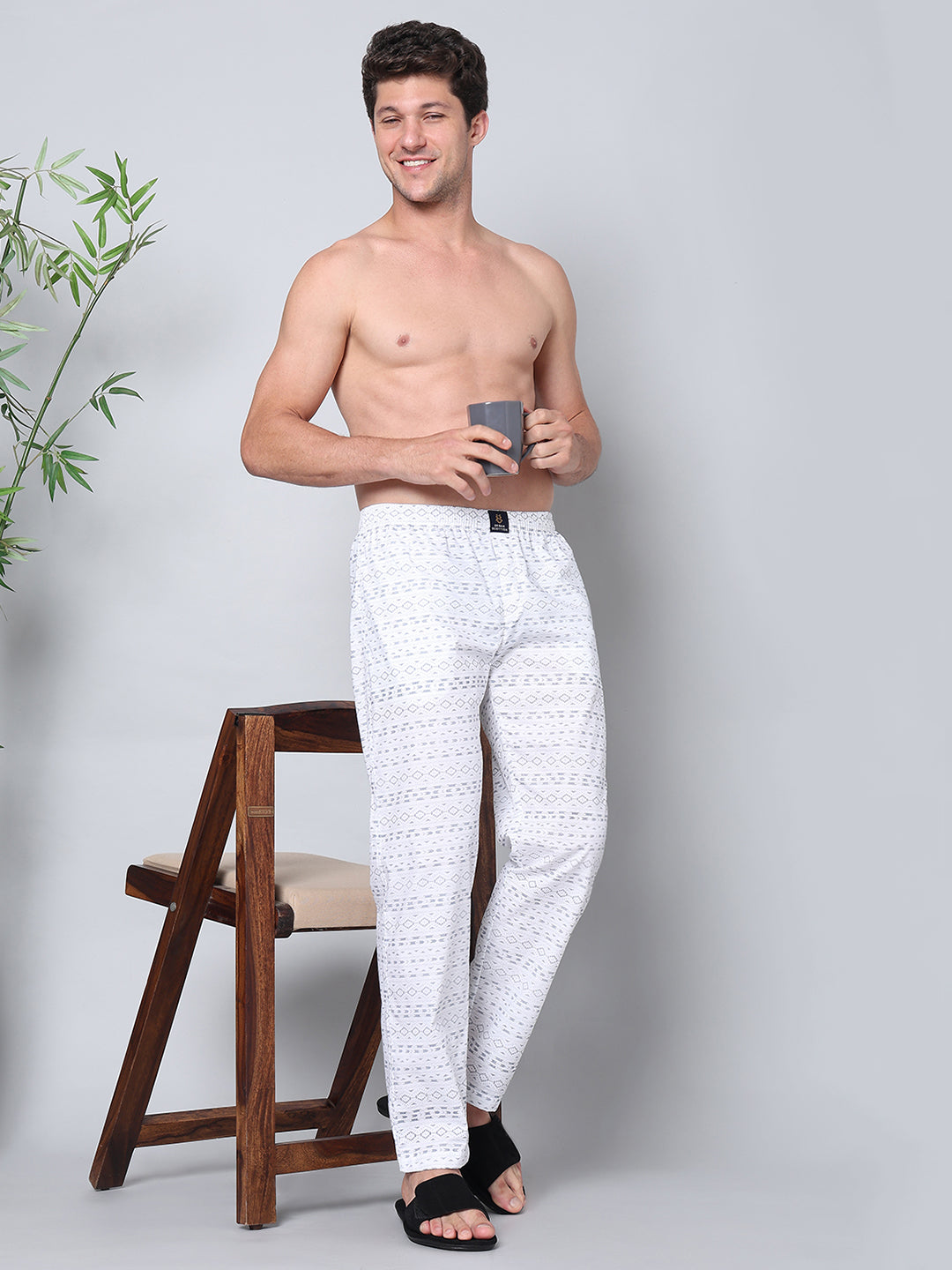 Men's Lounge Pants - 2-Pack, 100% Cotton, Side Pockets