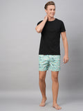 Men's Multicolor, 100% Cotton, Printed, Regular Fit, Inner Elastic, Mid-Rise, Boxers