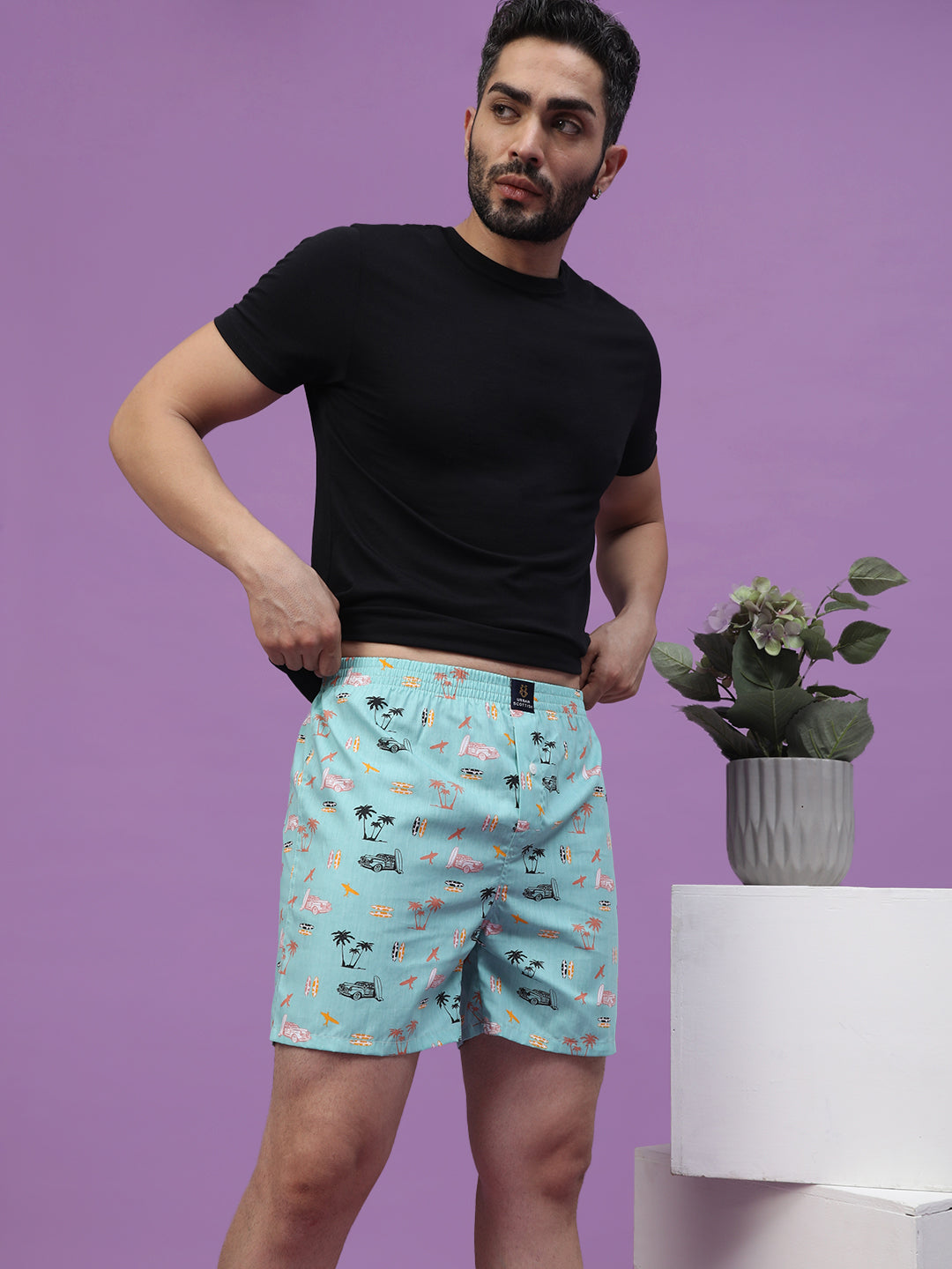 Men’s Cotton Printed Boxer