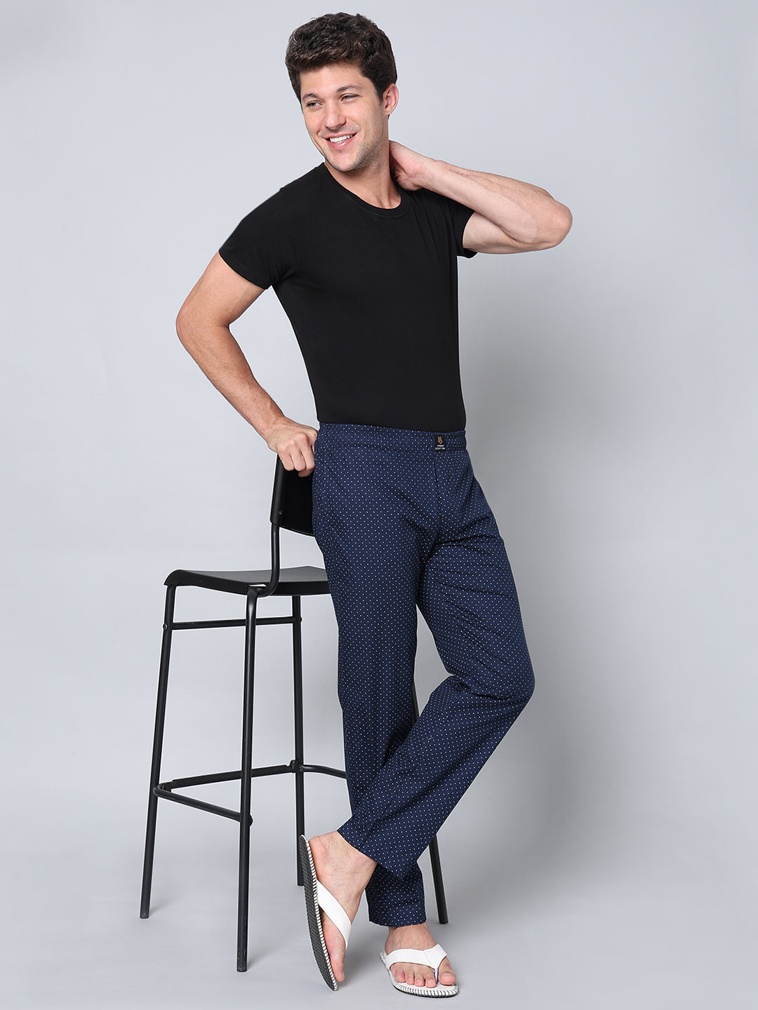 Men's Lounge Pants - 2-Pack, 100% Cotton, Side Pockets