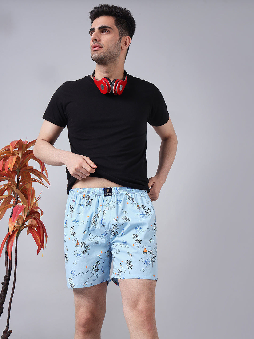 Men Pack Of 4 Printed Pure Cotton Boxers