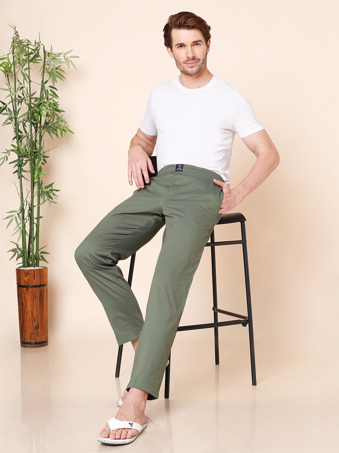 Men's Lounge Pants - 2-Pack, 100% Cotton, Side Pockets